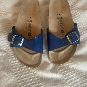 Birkenstock patent slides